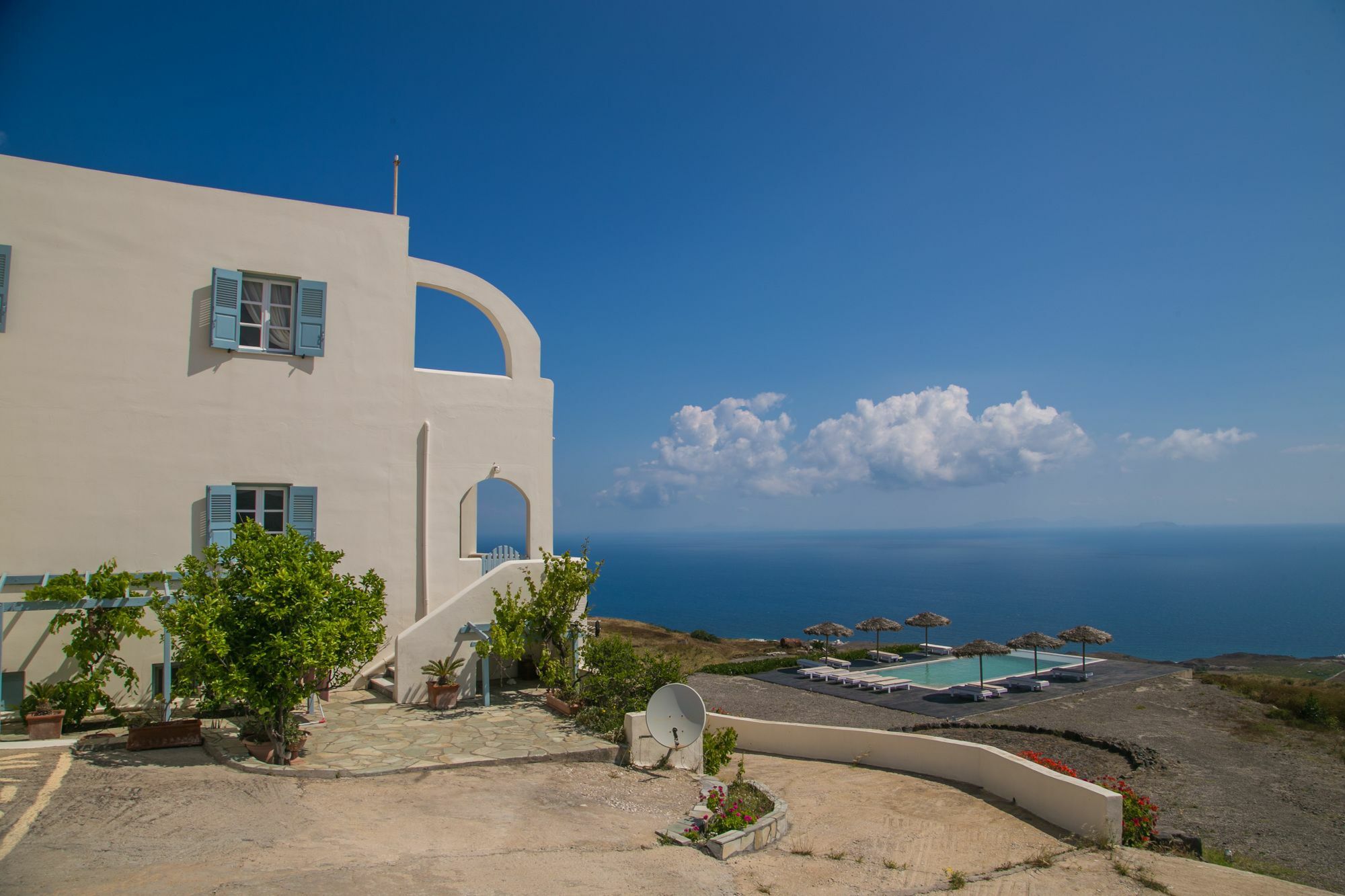 Eos Villa Imerovígli Buitenkant foto