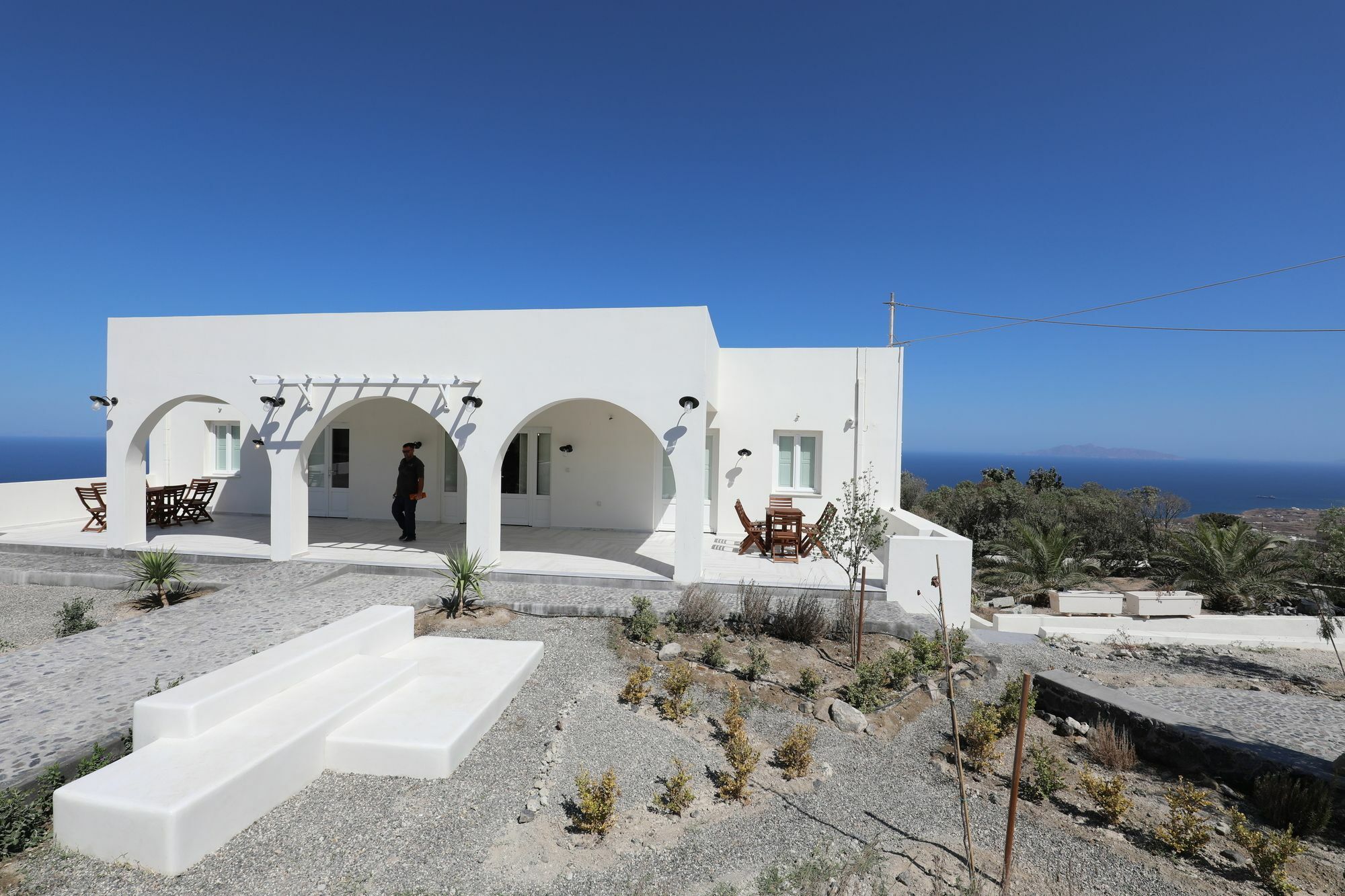 Eos Villa Imerovígli Buitenkant foto